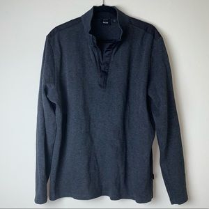 HUGO BOSS Long sleeve Knit sweater Quarter Zipper